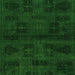 Square Persian Green Bohemian Rug, abs2754grn