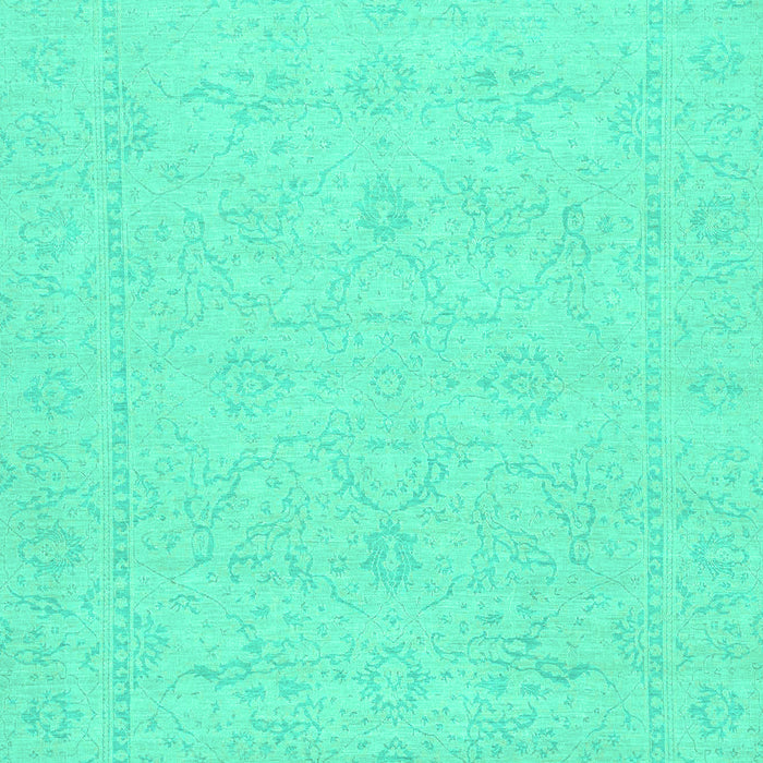 Machine Washable Abstract Turquoise Modern Area Rugs, wshabs2755turq