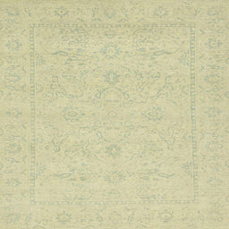 Square Machine Washable Abstract Brown Gold Rug, wshabs2755