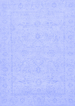 Abstract Blue Modern Rug, abs2755blu