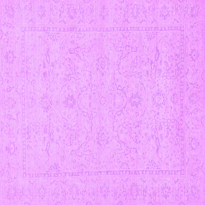 Square Machine Washable Abstract Purple Modern Area Rugs, wshabs2755pur