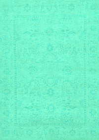 Abstract Turquoise Modern Rug, abs2755turq