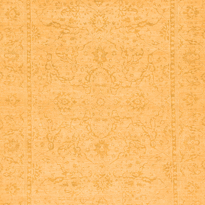 Machine Washable Abstract Orange Modern Area Rugs, wshabs2755org