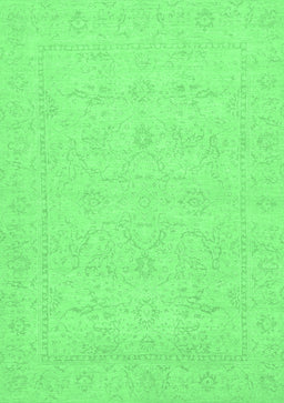Abstract Emerald Green Modern Rug, abs2755emgrn