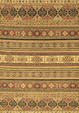 Abstract Brown Modern Rug, abs2756brn