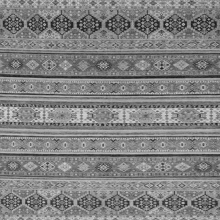 Square Abstract Gray Modern Rug, abs2756gry