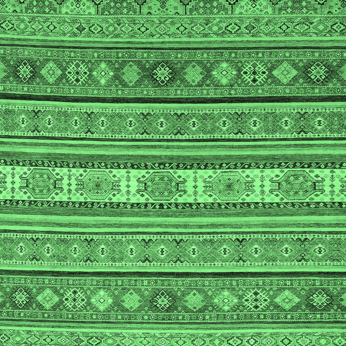 Machine Washable Abstract Emerald Green Modern Area Rugs, wshabs2756emgrn