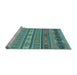 Sideview of Machine Washable Abstract Light Blue Modern Rug, wshabs2756lblu