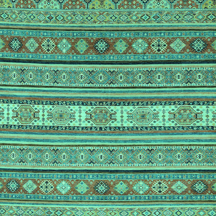 Machine Washable Abstract Turquoise Modern Area Rugs, wshabs2756turq