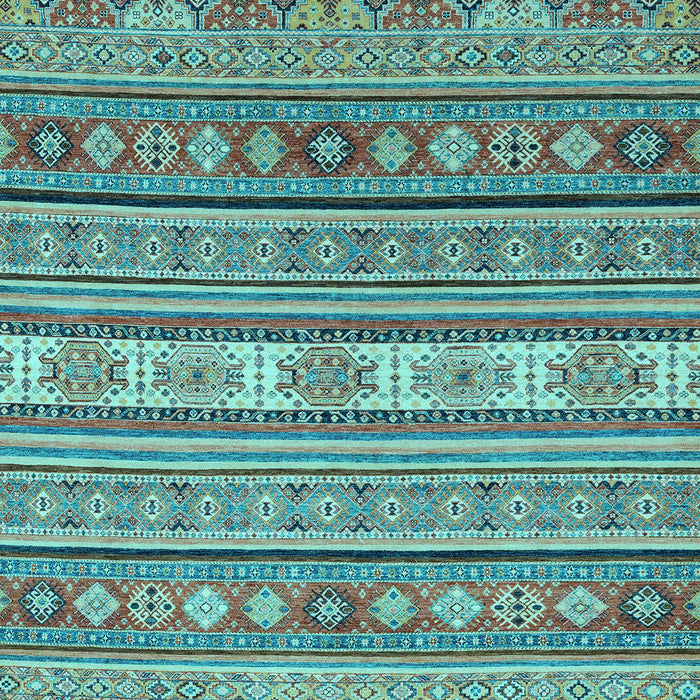 Abstract Light Blue Modern Rug, abs2756lblu