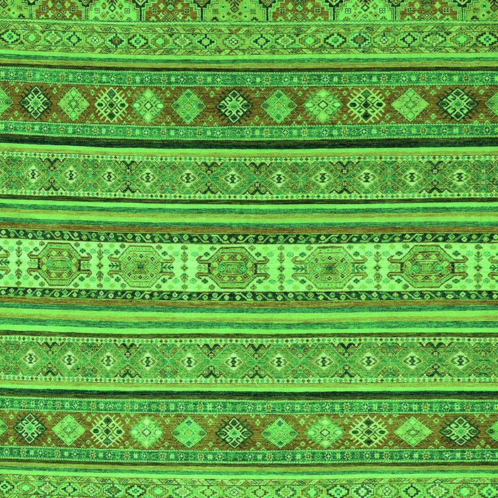 Machine Washable Abstract Green Modern Area Rugs, wshabs2756grn