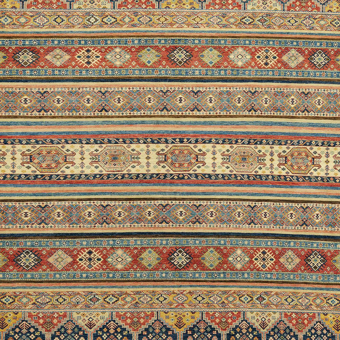 Machine Washable Abstract Chestnut Brown Rug, wshabs2756