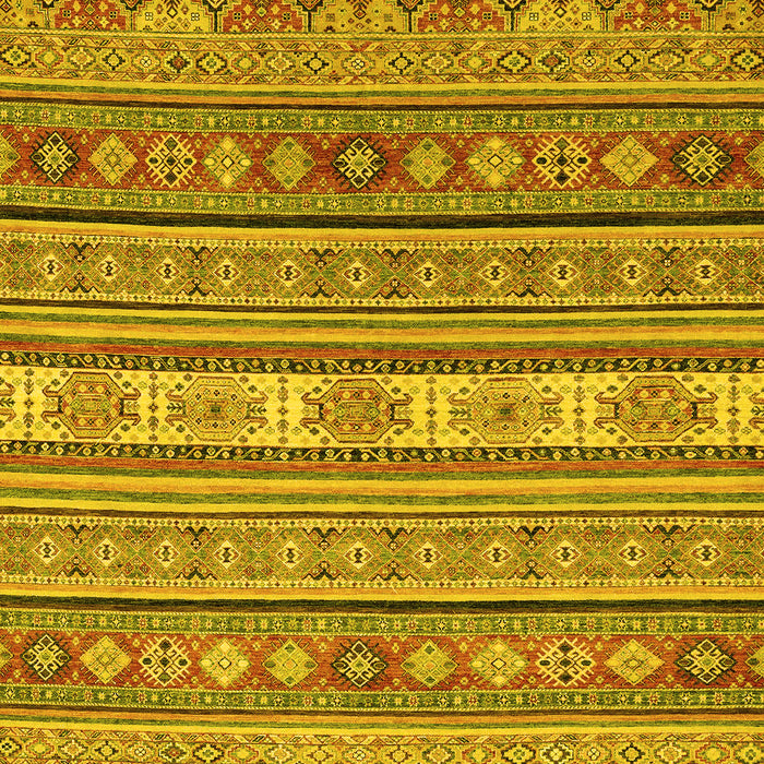 Abstract Yellow Modern Rug, abs2756yw