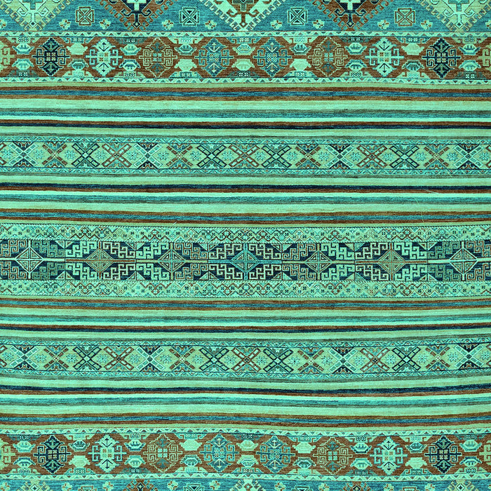 Abstract Turquoise Modern Rug, abs2757turq