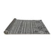 Sideview of Abstract Gray Modern Rug, abs2757gry