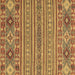 Square Abstract Brown Modern Rug, abs2757brn