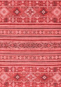 Abstract Red Modern Rug, abs2757red