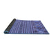 Sideview of Abstract Blue Modern Rug, abs2757blu