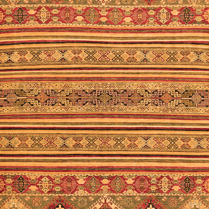 Abstract Orange Modern Rug, abs2757org