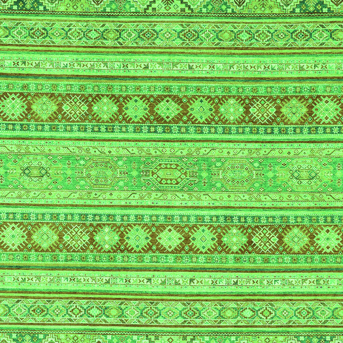 Abstract Green Modern Rug, abs2758grn