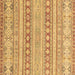 Square Abstract Brown Modern Rug, abs2758brn