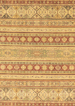 Abstract Brown Modern Rug, abs2758brn