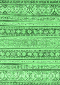 Abstract Emerald Green Modern Rug, abs2758emgrn