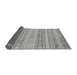 Sideview of Abstract Gray Modern Rug, abs2758gry