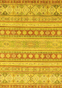 Abstract Yellow Modern Rug, abs2758yw