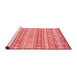 Modern Red Washable Rugs