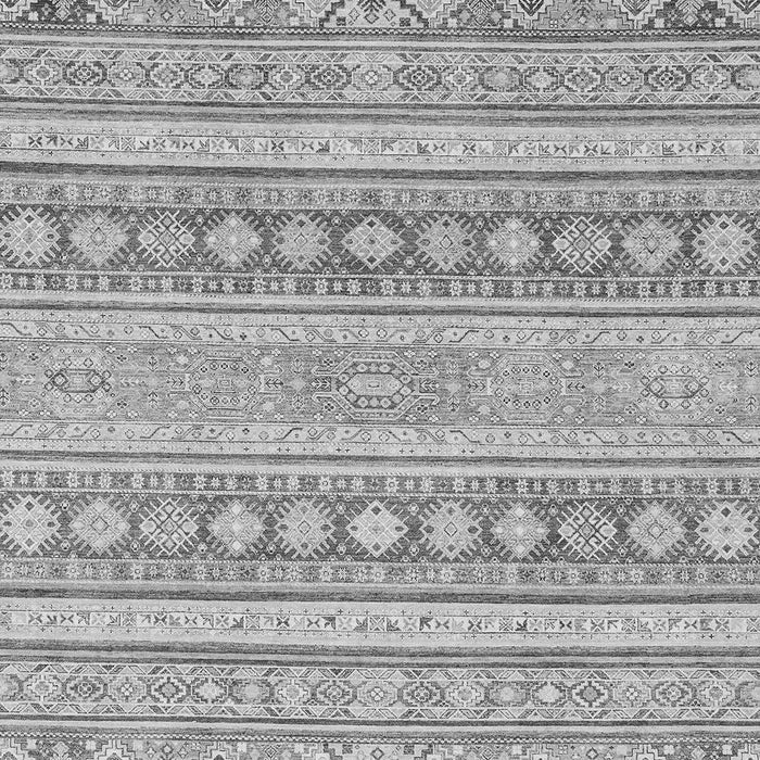 Machine Washable Abstract Gray Modern Rug, wshabs2758gry