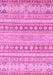 Abstract Pink Modern Rug, abs2758pnk