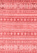 Abstract Red Modern Area Rugs