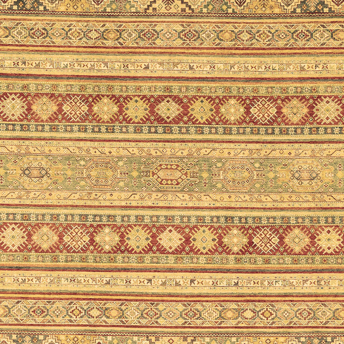 Machine Washable Abstract Brown Modern Rug, wshabs2758brn