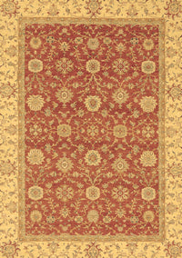 Oriental Brown Traditional Rug, abs2759brn