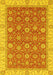 Machine Washable Oriental Yellow Traditional Rug, wshabs2759yw