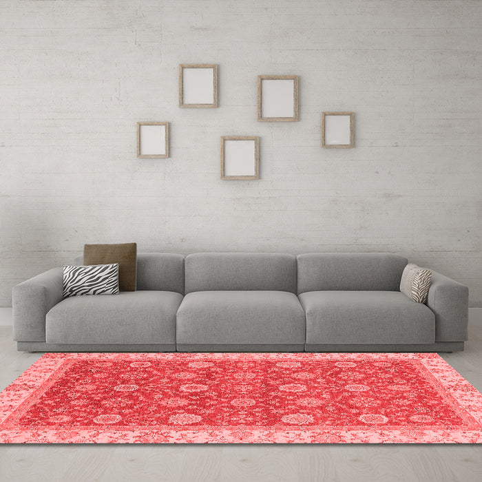 Traditional Red Washable Rugs