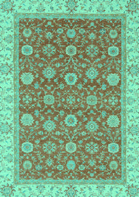 Oriental Turquoise Traditional Rug, abs2759turq