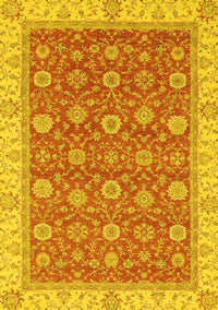 Oriental Yellow Traditional Rug, abs2759yw