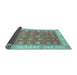 Sideview of Oriental Light Blue Traditional Rug, abs2759lblu