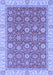 Machine Washable Oriental Blue Traditional Rug, wshabs2759blu