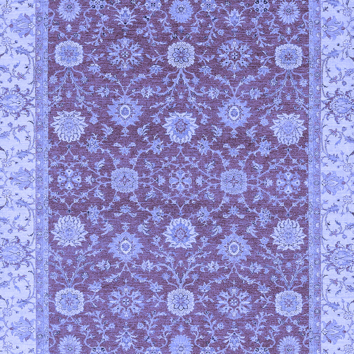 Machine Washable Oriental Blue Traditional Rug, wshabs2759blu