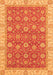 Oriental Orange Traditional Rug, abs2759org