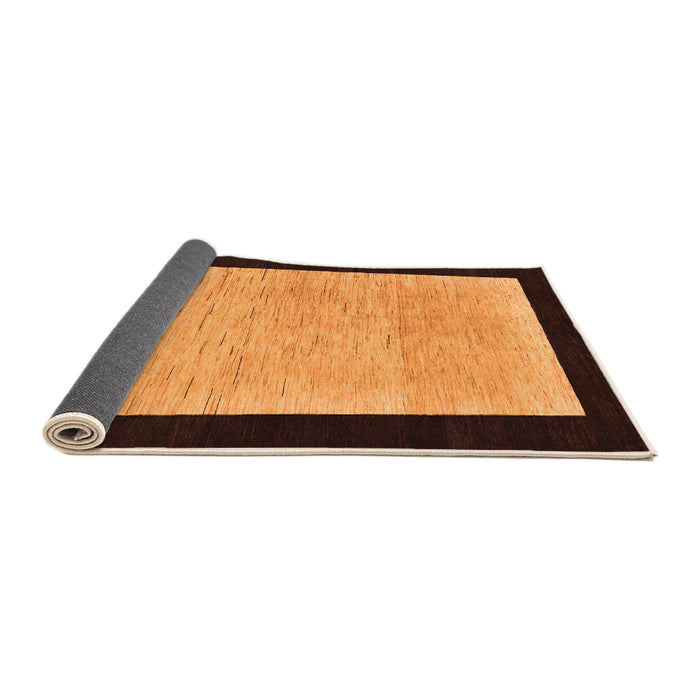 Sideview of Oriental Orange Modern Rug, abs275org