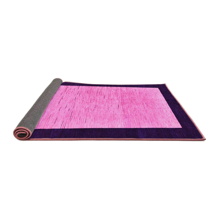 Sideview of Oriental Pink Modern Rug, abs275pnk