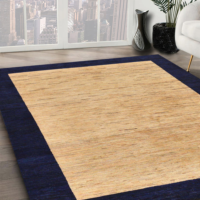 Machine Washable Abstract Purple Rug in a Family Room, wshabs275