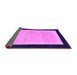 Sideview of Oriental Purple Modern Rug, abs275pur