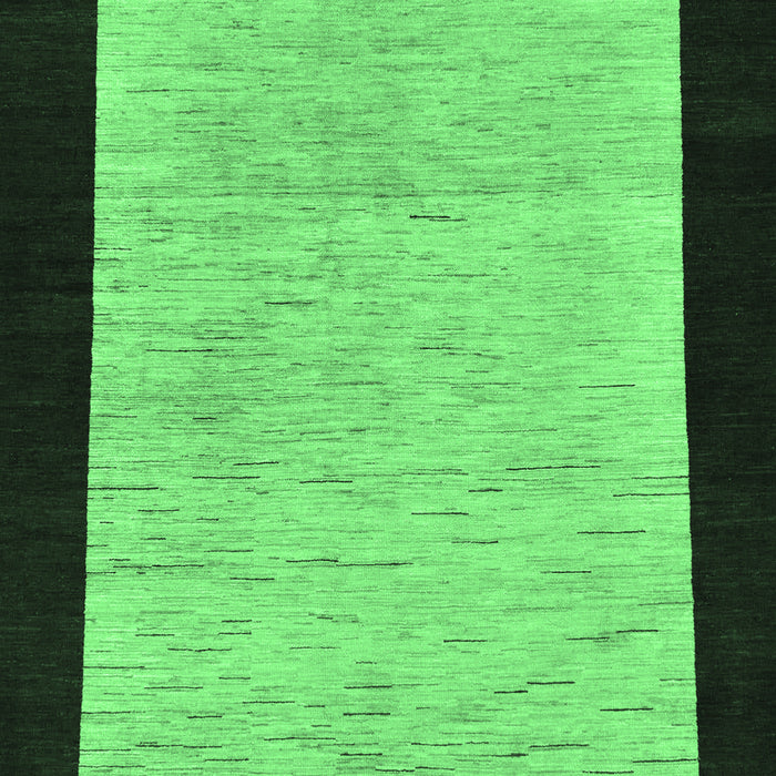 Machine Washable Oriental Emerald Green Modern Area Rugs, wshabs275emgrn