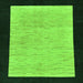 Square Oriental Green Modern Rug, abs275grn