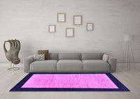 Machine Washable Oriental Purple Modern Rug, wshabs275pur